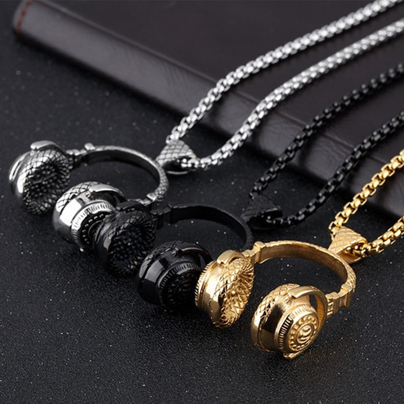 Men’s Headphones Necklace
