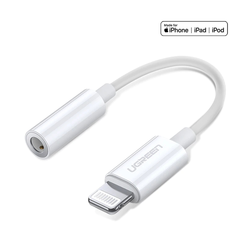 Lightning to 3.5 mm Headphone Adapter for iPhone